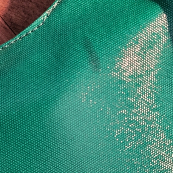 Kate Spade NY Emerald Green Shiny Top Handle Bag - Picture 10 of 13